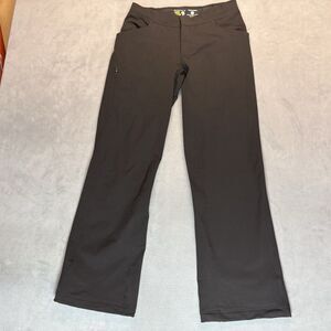 Mountain Hardwear Pant Womens Size 8 Black Stretch Hiking Adjustable Waist & Hem